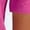 Hot Pink, variant on Fengqque Women's Polo Shirts Lapel Collar V Neck Short Sleeve Blouse Casual Tunic Tops Pullover Breathable Women's Top White XL(XL)