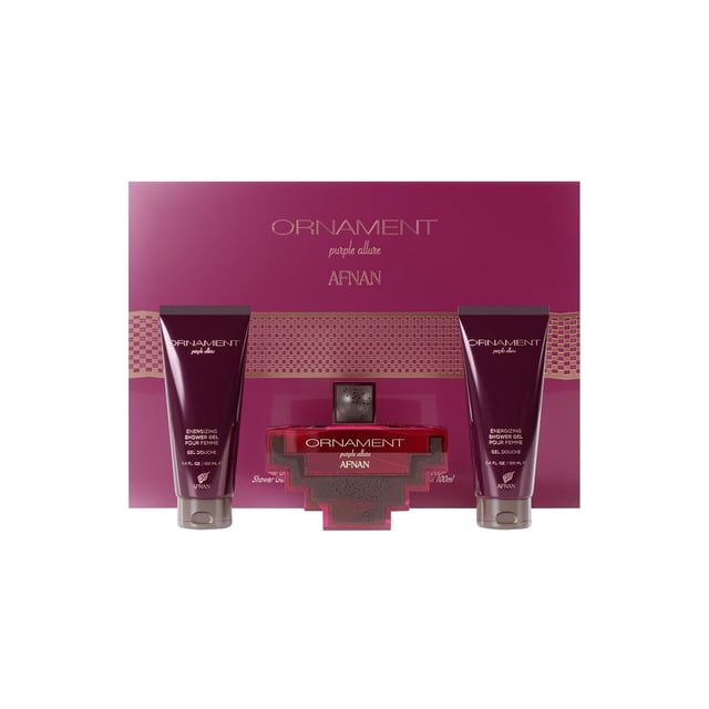 Set Afnan Ornament Purple Allure 3Pzs