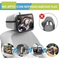 thumbnail image 4 of Espejo Bebé Coche - Espejo Asiento Coche Espejo Grande de Seguridad para Niños en Sentido Contrario, 4 of 9