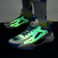thumbnail image 3 of BINQER Men's Lightweight Breathable Basketball Shoes with Stylish Color - Block Design Gift, 3 of 8