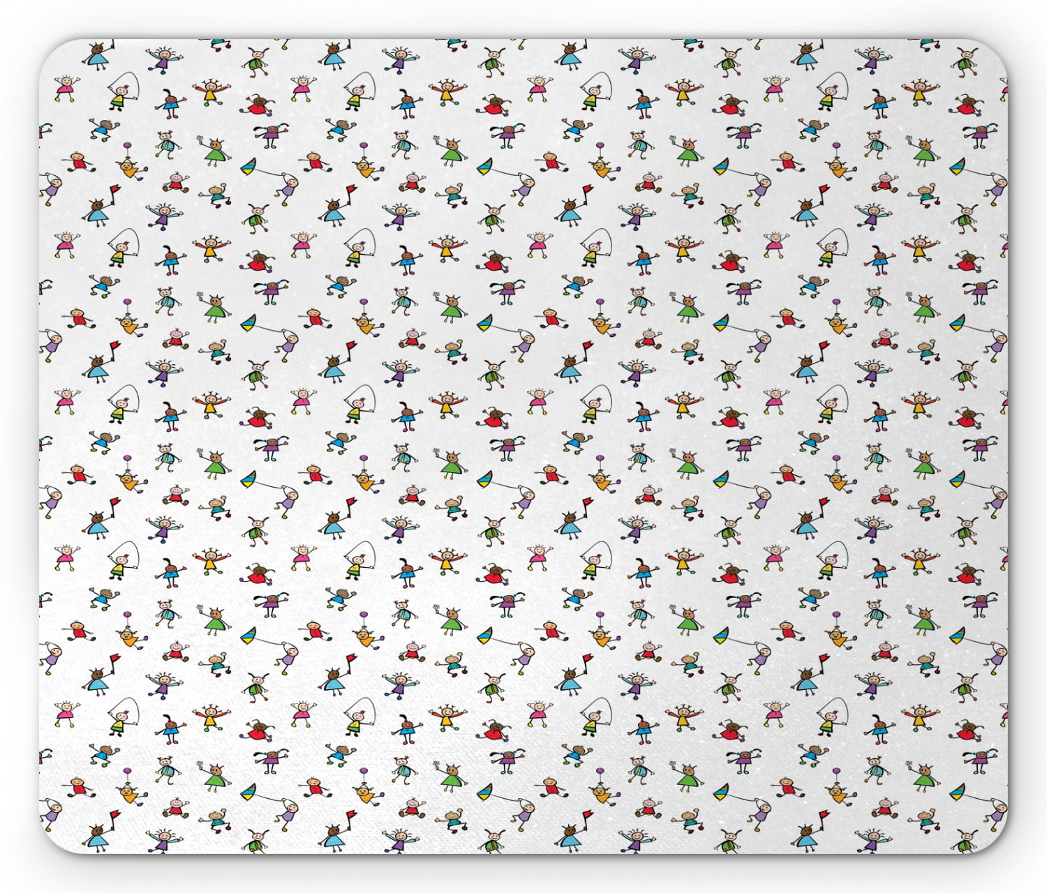 Mermaid Sisters Best Friends Themed 5mm Thick Rectangle Mouse Mat Pad
