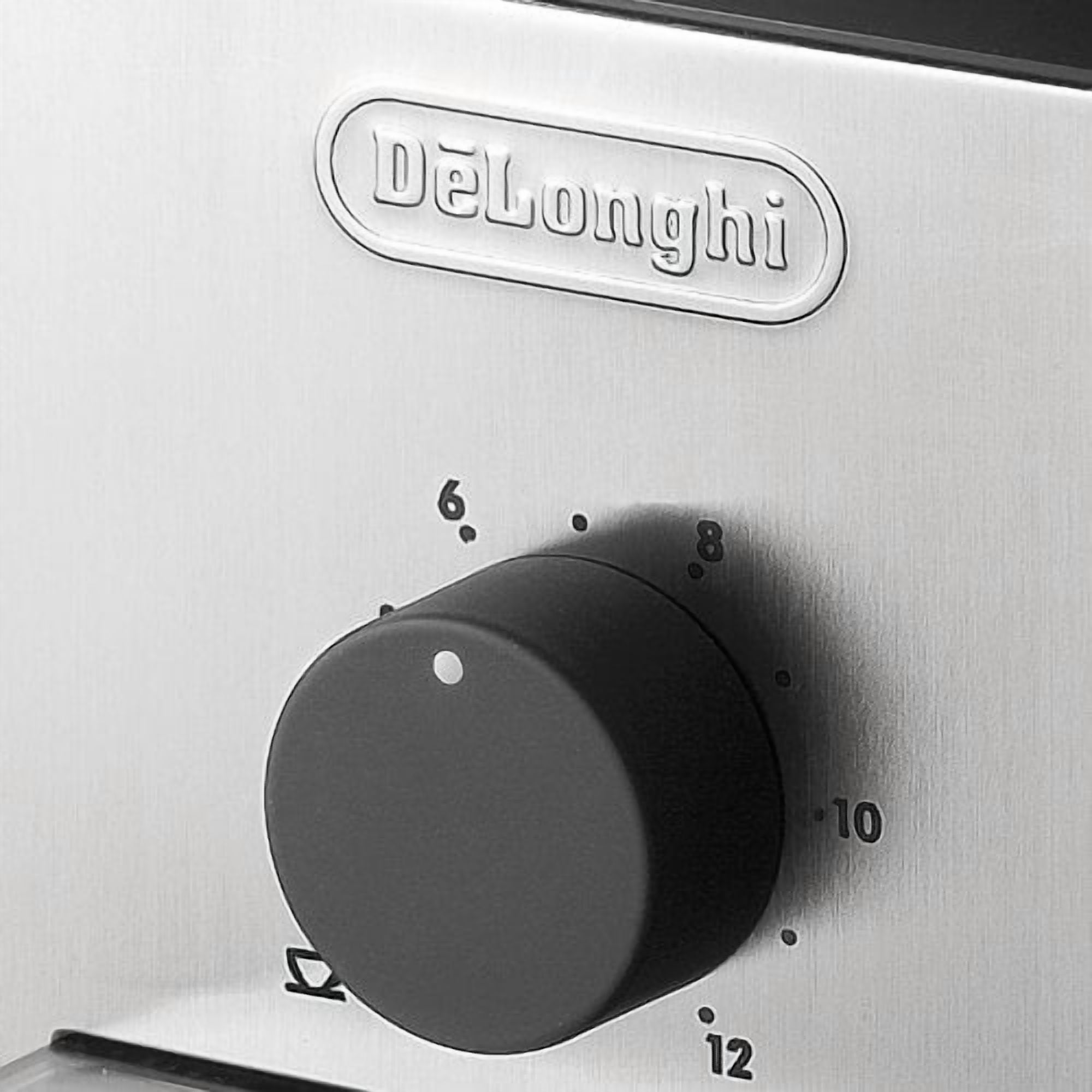 Delonghi Stainless Steel Burr Coffee Grinder, Silver