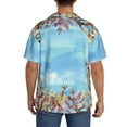 thumbnail image 3 of Kdxio Men'S Hawaiian Shirt For Men Short Sleeve Shirt Sea And Fish Summer Casual Holiday Beach Button Down T-Shirts, 3 of 5