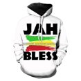 thumbnail image 3 of Sudadera con capucha con estampado de Jah Bless para hombres y mujeres, sudadera con capucha holgada informal con estampado 3D, ropa de calle para hombres, jerséis de gran tamaño, sudadera, ropa, 3 of 5