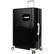 BCBGMAXAZRIA BCBG Luggage Hardside 28" Suitcase with Spinner Wheels (28in, Sunday Black)