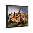 thumbnail image 4 of Stupell Industries Classic People Collage Novelty Painting Black Floater Framed Canvas Art Print Wall Art, 31 x 25, 4 of 10