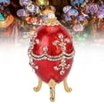 thumbnail image 4 of Jewelry Box,Shiny Diamonds Easter Egg Jewelry Organizer Trinket Box Built for the Future, 4 of 6