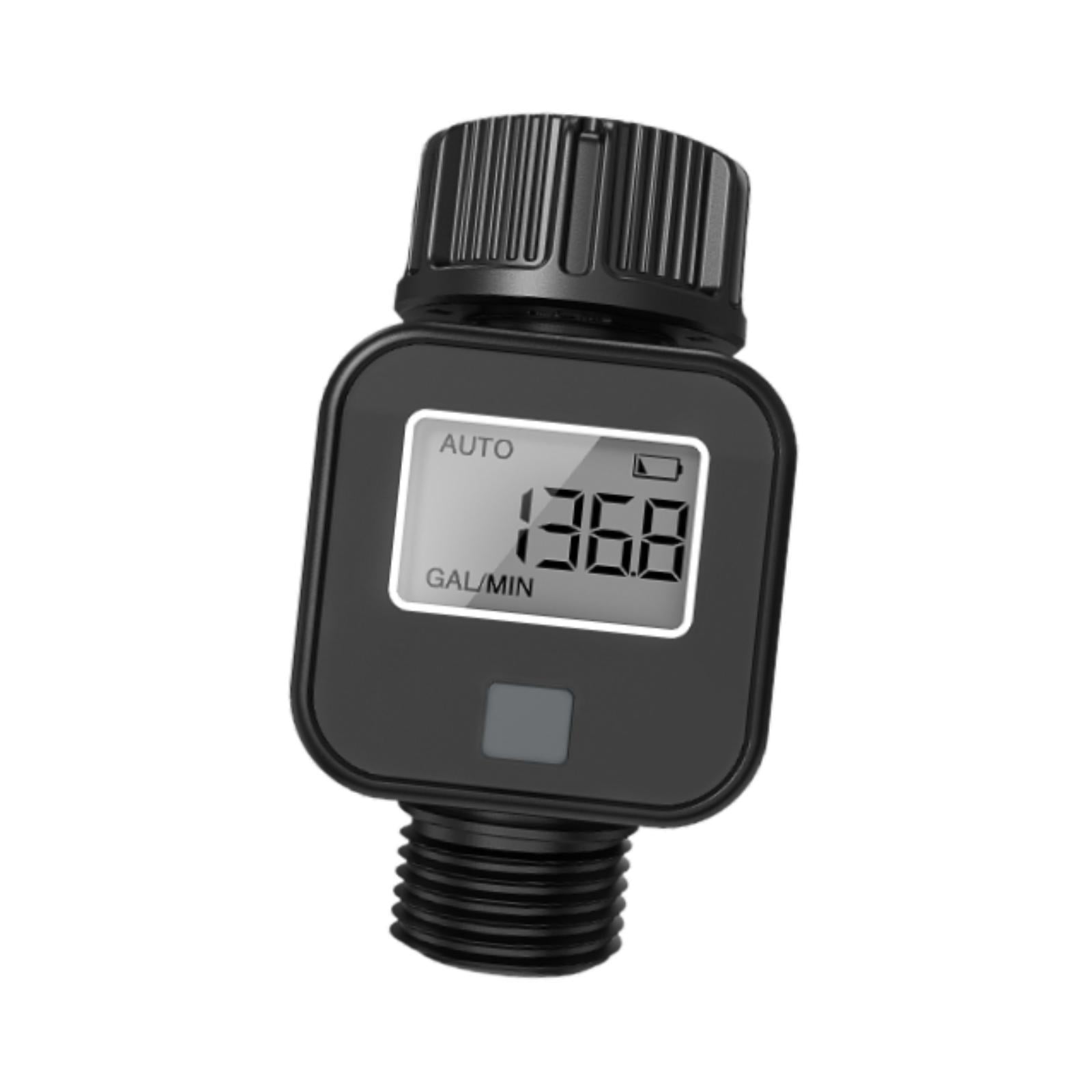 MAGIDEAL Water Flow Meter 0.5-8Bar CLEAR Screen for Drip Irrigation Lawn Sprinkler Yard