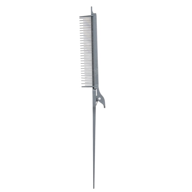 Peine de peluquero para teñir el cabello, tejido con pinza para el cabello, peine de alto brillo, herramientas de estilismo de salón Ehuebsd Cuidado Belleza