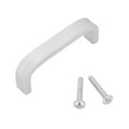 thumbnail image 1 of Manija de gabinete sólida plateada de aleación de aluminio, accesorio para puerta de muebles de estilo simple (96 mm), 1 of 9