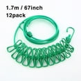 thumbnail image 4 of Miyuadkai Hangers Clearance Sales Portable Travel Clothesline with 12Pcs Clothespins Travel Gadgets for Outdoor and Indoor Use Green, 4 of 4