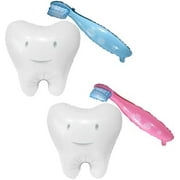White Tooth Toothbrush Balloon Dental Theme Party Balloon Set, First Tooth Fairy Gift and Toothbrush Dental Decorations World Teeth Day RDH Dentist Party Graduation Birthday Party Supplies