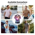 thumbnail image 6 of Lsque Geometry Dash Pattern Golf Shirts for Men Dry Fit Print Moisture Wicking Performance Short Sleeve Polo Shirt-3X-Large, 6 of 7