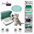 thumbnail image 1 of Kitty Litty 1900002212 Cat Litter Box, Green, 1 of 1