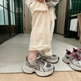 thumbnail image 6 of NOKIO Youth Stylish Dad Sneakers For Girls Girls' Chic Athletic Trainers Kids Girls' Trendy Leisure Dad Shoes Small Kids Casual Shoes Kids Shoes Sneakers For Girls, 6 of 8