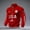 Red001, variant on Dwelliawo 1/4 Zip Men's Usa Flag Waffle Sweatshirts Anniversary 250th Anniversary 1776-2026 Usa Flag Patriotic Graphic Sweatshirts Patriotic Casual Shirt Sweatshirt Red M