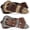 Brown, variant on Vorliqent 2 Pack Women Western Belt Embossed & Studded Belts for Jean Dress