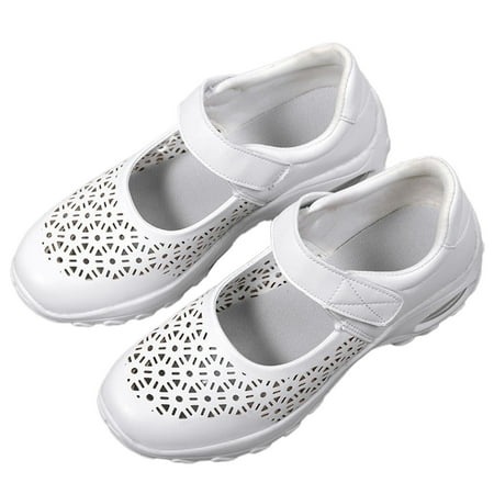 

Kitem Women Summer Hollow Breathable Anti-slip Platform Air Cushion Shoes Sneakers