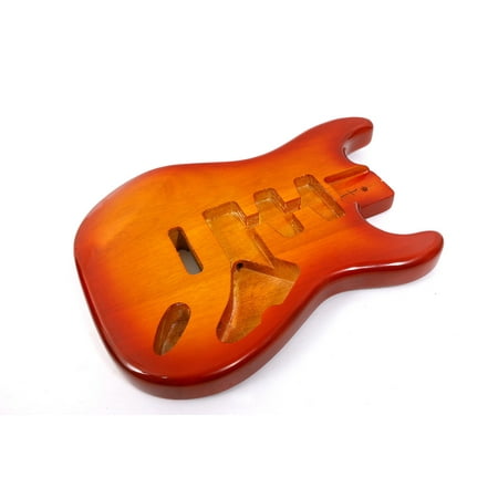 Electric Guitar Body Mahogany Wood SSH Style Glossy Painting for Building Guitar