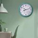 thumbnail image 4 of Reloj de exterior de estilo retro, con termómetro, higrómetro, reloj de pared redondo decorativo impermeable para jardín, piscina, valla, invernadero perfecl reloj de pared al aire libre, 4 of 8