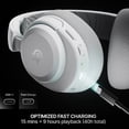 thumbnail image 4 of SteelSeries Arctis Nova 3 Wireless for PC - White, 4 of 9