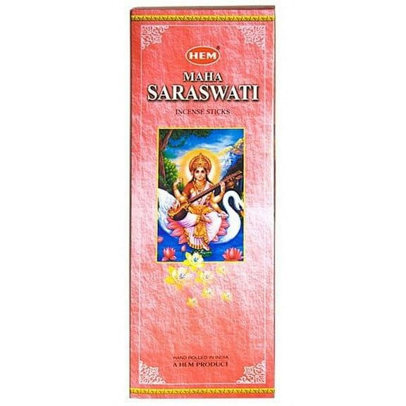 Hem Maha Saraswati Incense, 120 Stick Box