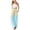 G-Light Blue, variant on Girls Loose Fit Wide Leg Casual Pants Pure Color Floral Print Beach Trousers With Pockets Comfortable Long Pants For Toddler Kids