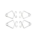 thumbnail image 4 of 100pcs Drop Ceiling Hook Clips T-bar grid wire hooks Fish Fish Shape Metal Hook T-Bar Grid Wire Suspended Ceiling Hanger, 4 of 9