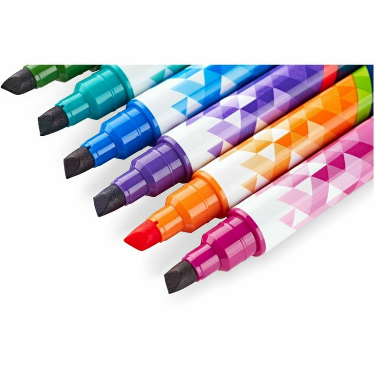 Crayola Dual Chisel Tip & Brush Markers, Art Markers, Gifts for