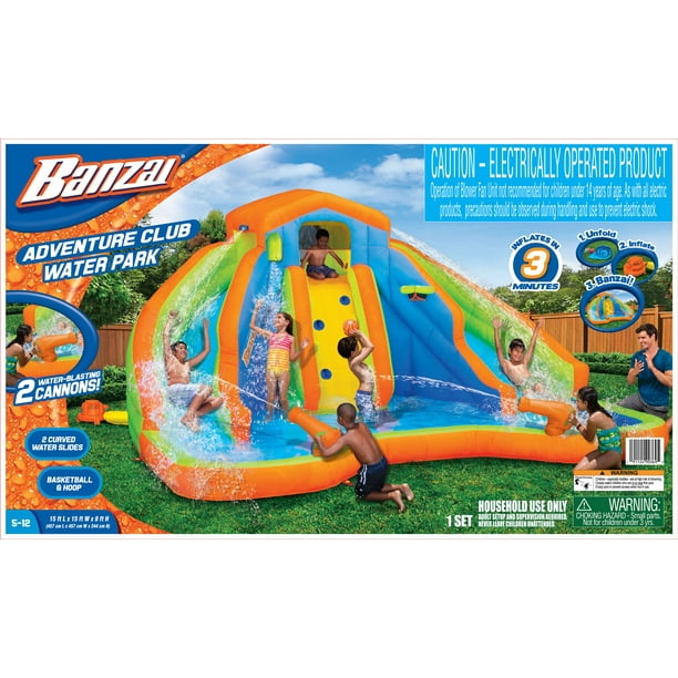 giant inflatable water park