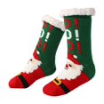 thumbnail image 4 of Sales Today Fluffy Socks for Womens Under $5 GIJNRIUIUA Blackish Green Crew Socks Winter Christmas Fuzzy Slipper Socks with Grips Cozy Holiday Indoor Socks for Women(One Size) Running Socks, 4 of 9