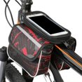 thumbnail image 2 of MesaSe Waterproof Reflective Bike Top Tube Storage Bag Touch Screen Mobile Phone Sack, 2 of 7