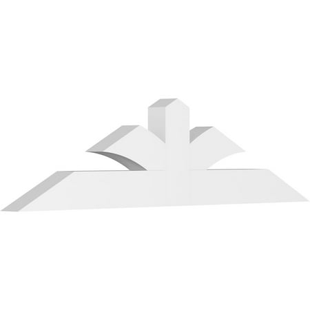 

72 W x 18 H x 4 D x 6 F 6/12 Pitch Richland Architectural Grade PVC Gable Bracket