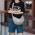 thumbnail image 3 of Bolso Hombro Con Forma Media Informal Piel Sintética para Mujer Compras Viajes, 3 of 9