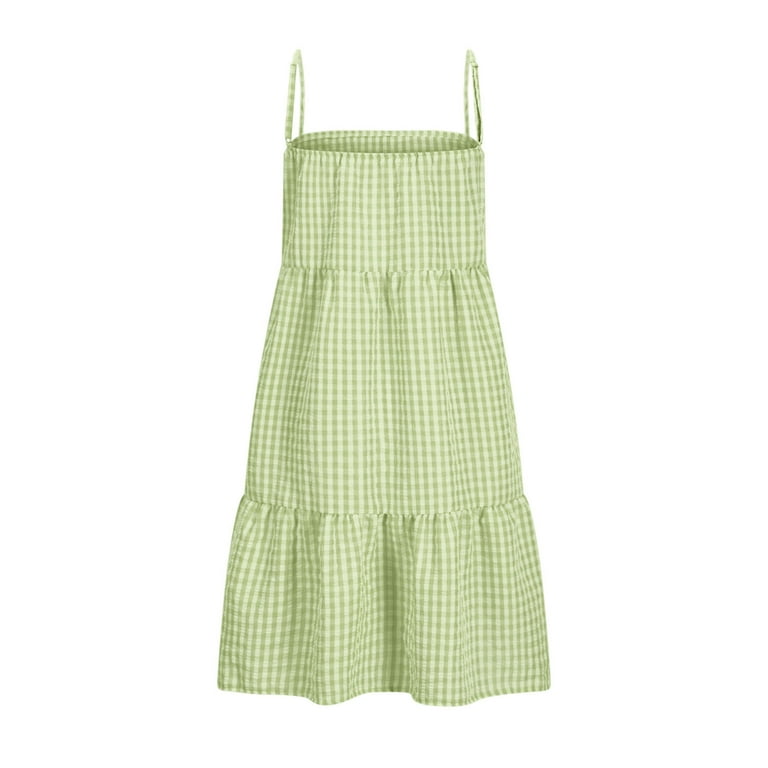 green tartan mini dress Green Flannel Plaid Tatum Mini Dress X-Small