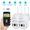 White-2 Cameras, variant on Blurams Home Security 2K Outdoor Color Night Vision Camera, White, 2 Pcs