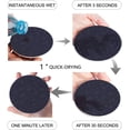 thumbnail image 2 of RYLABLUE Galaxy Planet Set of 4 Round Coaster for Drinks, Absorbent Ceramic Stone Coasters Cup Mat with Cork Base for Home Kitchen Room Coffee Table Bar Decor, 2 of 5