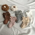 thumbnail image 2 of Seyurigaoka Newborn Bow-knot Socks, Autumn and Winter Baby Hosiery for Indoor Outdoor, 2 of 5