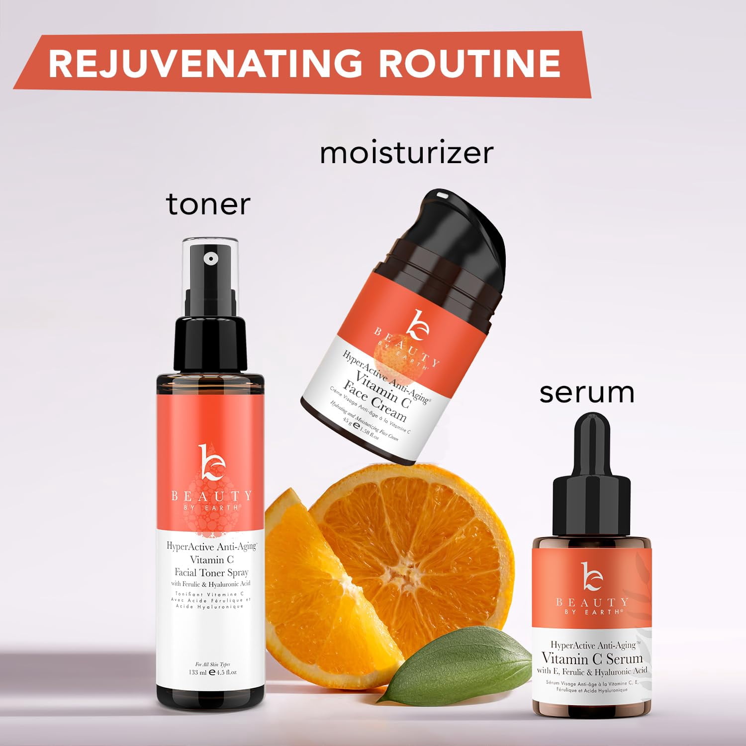 Beauty by Earth Vitamin C Face Cream - USA Made with Organic & Natural Ingredients, Skin Brightening Cream for Face, Discoloration Correcting & Anti Aging Moisturizer for Face with Antioxidants