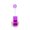Purple, variant on Tongue Barbell with Colorful Acrylic Whistle and Skull Design 14g