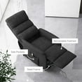thumbnail image 3 of Domi Bonn Power Lift Chair for Seniors, Electric Lift Recliner Chair with Remote Control, Side Pockets for Living Room, Black, 3 of 7