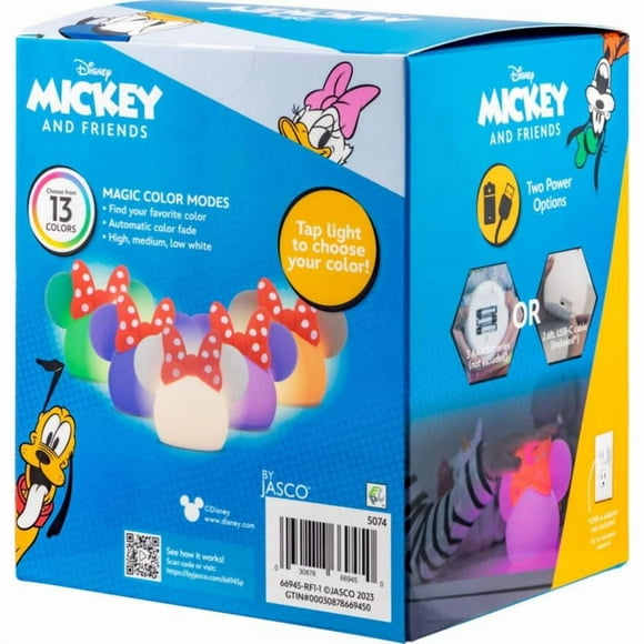 Souris MINNIE à DEL NGT LGT (Lot de 1)