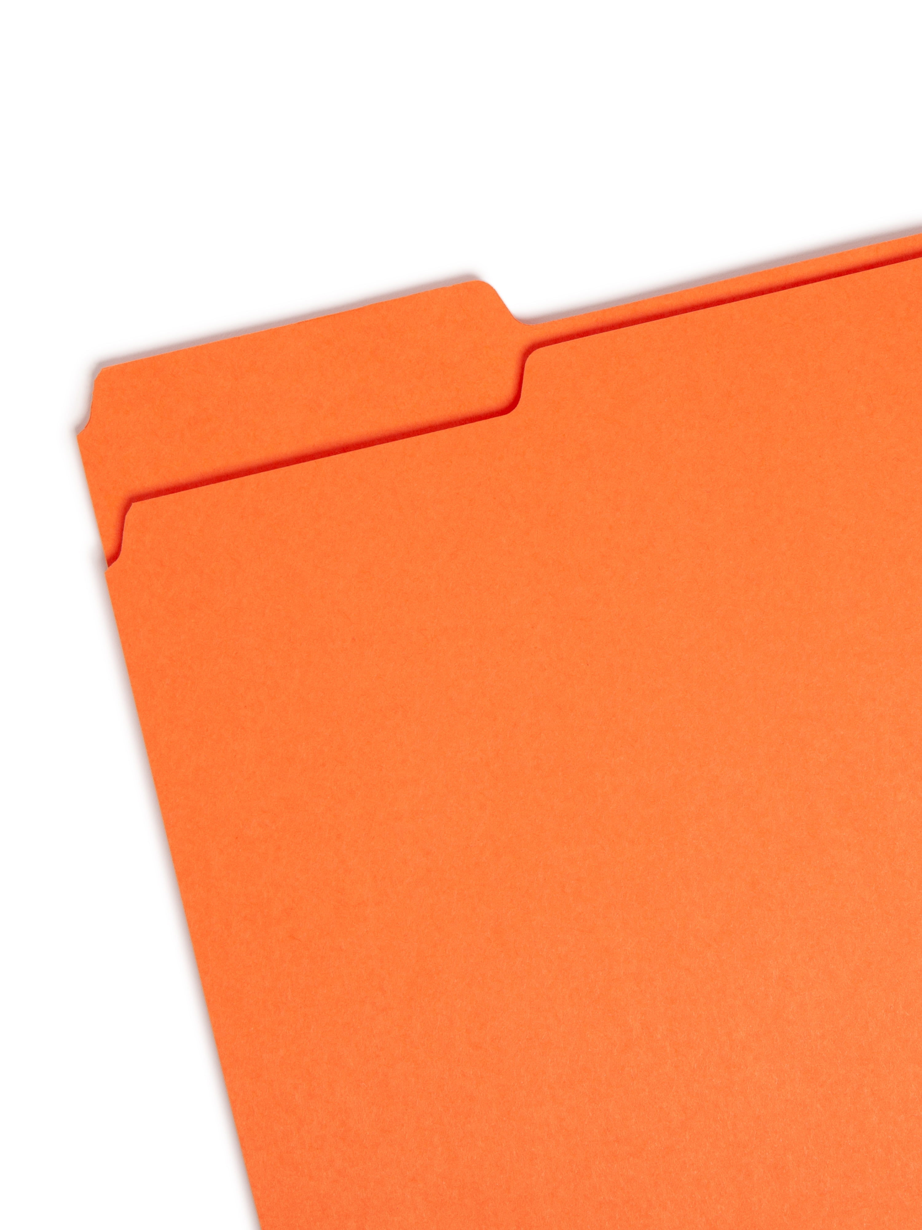 Smead Colored Folders 1/3-Cut Orange 100/BX Letter (12543)