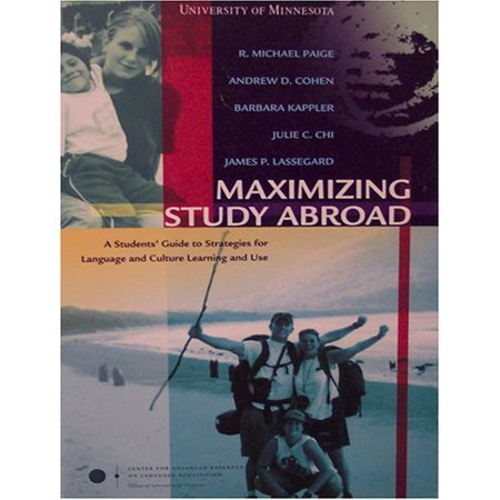 

Maximizing Study Abroad: : A Students Guide to Strategies for Language and Culture Learning and Use Pre-Owned Paperback 0972254501 9780972254502 R. Michael Paige