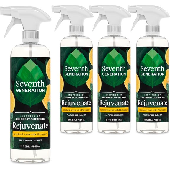 All Purpose Cleaner Rejuvenating Yuzu Basil, For All Surfaces, 23 fl oz, Pack of 4