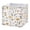 Mushrooms And Wildflowers, variant on Fabric Storage Bins Foldable Cube For Home Organization Baskets Pattern Of Traditional Aztec