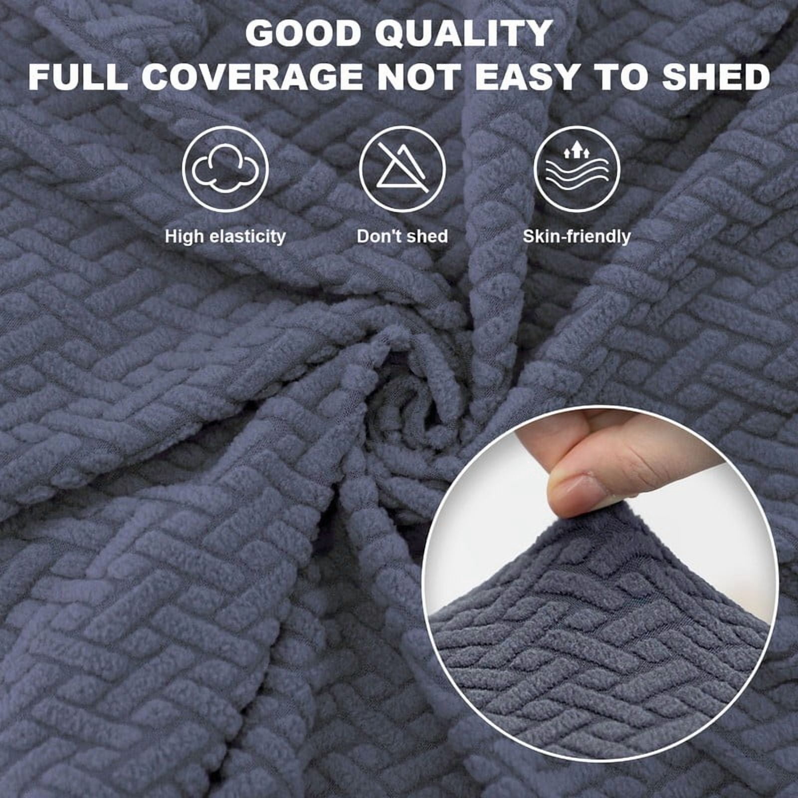 (Pack of 2) All-inclusive Car Front Seat Covers, Universal Auto Front Seats Protector Fits for Car, SUV, Truck, Dark Grey