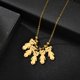 thumbnail image 1 of Colgante de acero inoxidable para niños y niñas, collar personalizado para mujeres y niños, collares con cuentas de fecha y nombre grabado, regalo de joyería familiar Dengxun unisex, 1 of 2