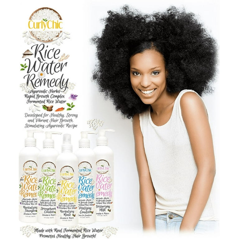 CURLY CHIC Rice Water Remedy Moisturizing Milk (8oz) CURLY CHIC Rice Water Remedy Moisturizing Milk (8oz)