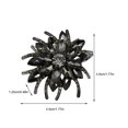 thumbnail image 3 of Qarigey Broche de flores para mujer, accesorios de ropa, decoración de ropa, broches para mujer, hermoso broche de pecho para mujer, adorno de joyería Accesorios de disfraces Qarigey AP015163-00, 3 of 6